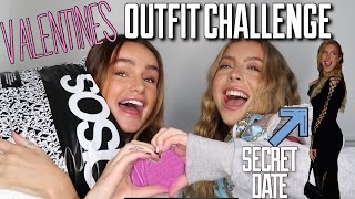 BFF vs BFF VALENTINES OUTFIT CHALLENGE!!! | Syd and Ell