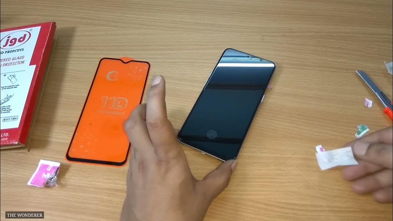Mobile Par Tempered Glass Kaise Lagaye Realme Xt Tempered Glass YouTube