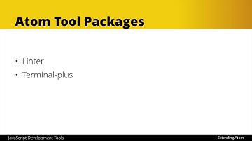 Atom Editor Tutorial - Tool Packages [23/32]