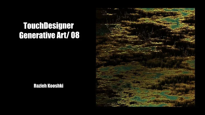 TOUCHDESIGNER Tutorial - Generative Art / 08 - beginners, Intermediate