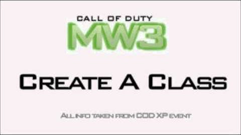 MW3 Create a Class Review - Guns, Attachments, Perks, Killstreaks/Pointstreaks