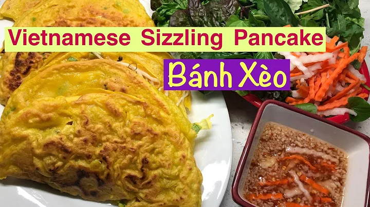 Bánh Xèo - How to make  delicious Vietnamese sizzling pancakes from scratch.