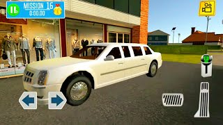 parking game - limousin luxury car - racing car - android gameplay screenshot 1