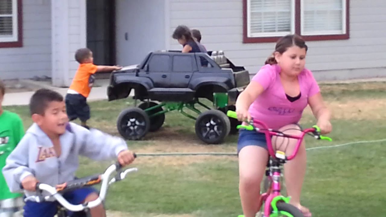 Cadillac, lifted power wheel , custom made lift YouTube