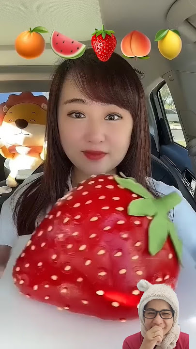 makan buah asli dan kue‼️🍊🍉🍓 #shorts #asmr #mukbang  #dubbing