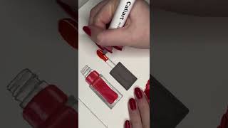 Day One of Filling a Page With One Color: RED