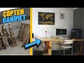 HURDA PALLETLERLE ODAMI YENİLİYORUM /Diy pallet pc table