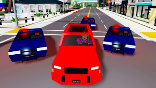 POLICE CHASE IN BROOKHAVEN! (Roblox)