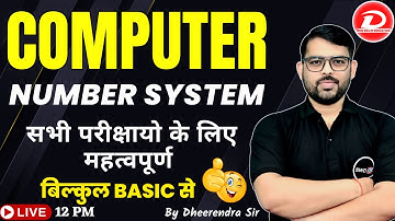 Computer Number System | Binary, Decimal, Octal, Hexadecimal Number Conversion | By Dheerendra Sir