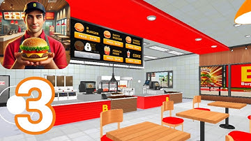 Burger Simulator | Gameplay Walkthrough Part 3 - Store Level 20 + Shop Expansion & Drive-Thru