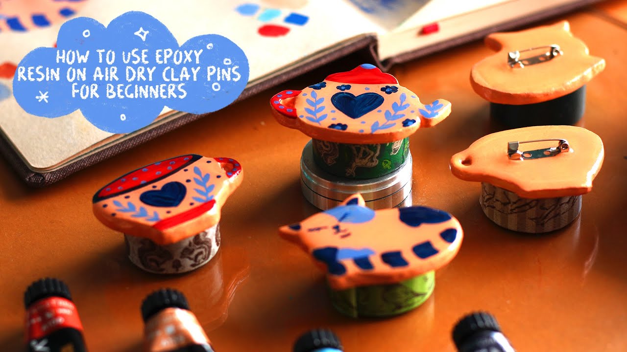 HOW TO USE EPOXY RESIN ON AIR DRY CLAY PINS FULL DIY PROCESS YouTube how-to-use-epoxy-resin-on-air-dry-clay-pins-full-diy-process-youtube