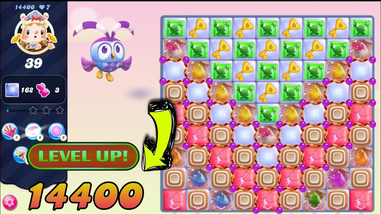 Candy crush saga level 14400 - YouTube