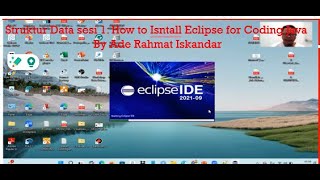 How to Install Eclipse for Coding Java By Ade Rahmat Iskandar