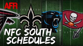 NFC South Schedules: Who Will Win The Division? | Saints, Falcons, Buccaneers, Panthers?