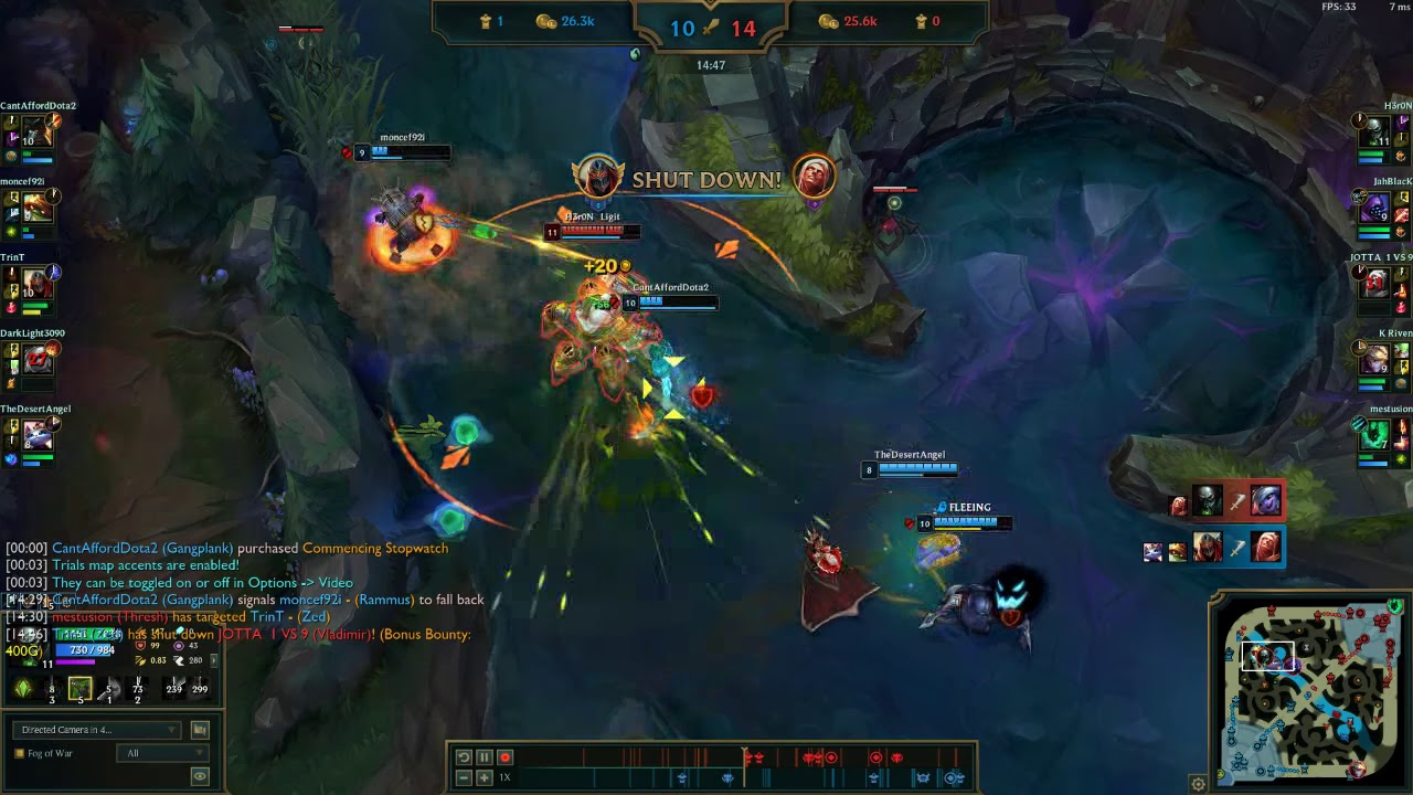 Urgot Penta with 1 kill