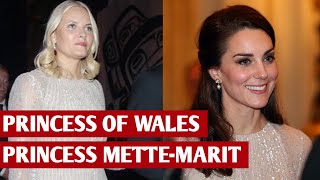 Kate Middleton Vs Princess Mette Marit Both Wore Sparkling Dress By Erdem