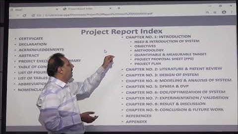 How to write B Tech/M Tech Project Report