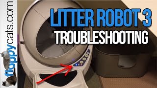 Litter Robot 3 Open Air Troubleshooting  All 3 Lights Flashing  Floppycats