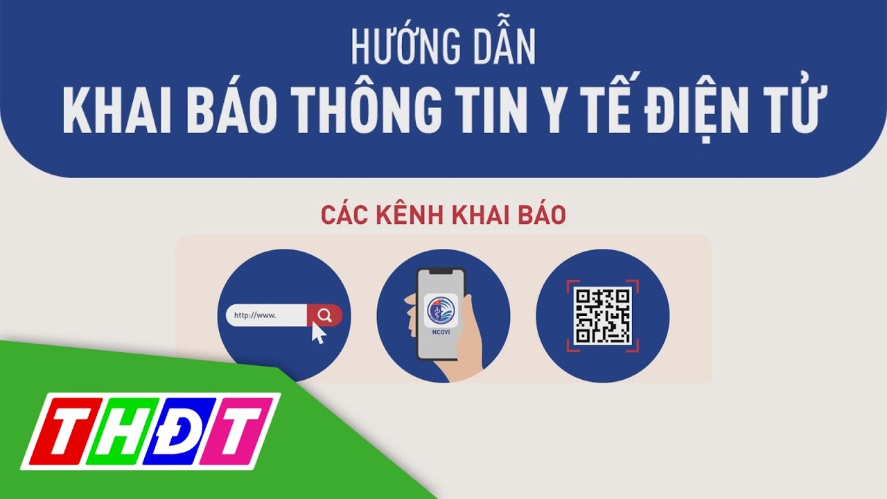 Hướng dẫn Khai báo thông tin y tế điện tử | THDT - youtube