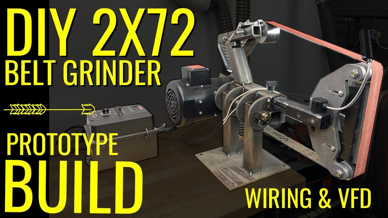 DIY 2x72 Belt Grinder Build - Wiring & VFD