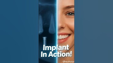 Permanent Dental Implant Surgery Step-by-Step | 3D Medical Animation Explained #shorts @healthysync