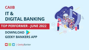 Top Performers in CAIIB IT Exam July -2022