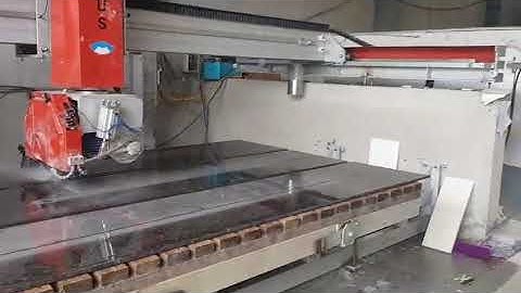 Bridge saw machine -  máy cắt đá xoay đầu - Máy Cắt Đá CNC