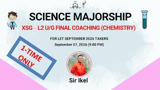 S26XSG – Level 2 Underground Final Coaching (Chemistry) S26XSG – Level 2 Underground Final Coaching (Chemistry)