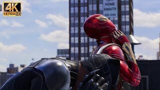 Iron Spider \& Black Panther Vs Sandman (NG+) - Marvel’s Spider-Man 2 PS5 Gameplay (4K60FPS)