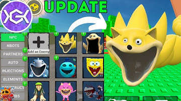 NEW UPDATE 9.4.9 Nextbot in Playground mod unlock ROBLOX HUNGRY SUPER SONIC WORM In Garry