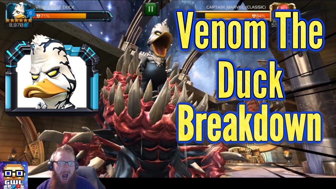 Venom The Duck - Breakdown and Gameplay - Marvel Contest of Champions