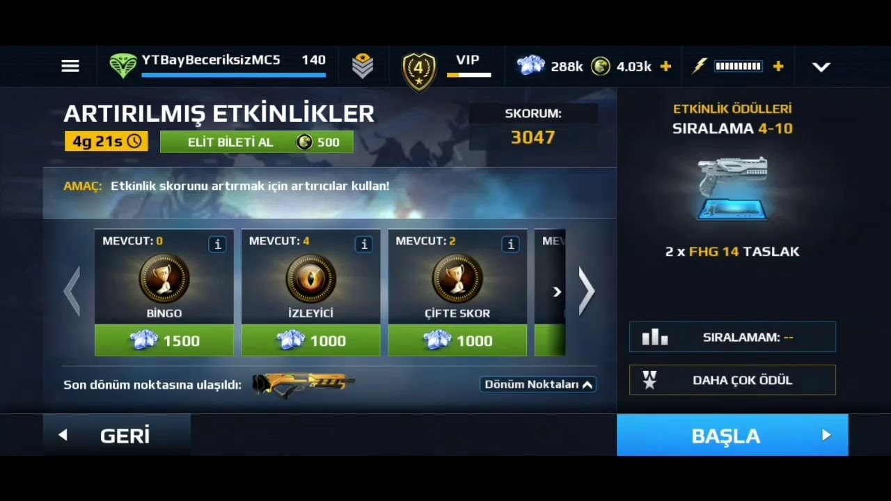 MC5 - BATTLE PASS - TIER 6 -MONTAGE - SAVAŞ BİLETİ - 6.AŞAMA