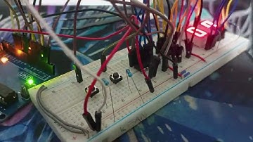 Designing and constructing a double-digit 7-segment up/down counter.