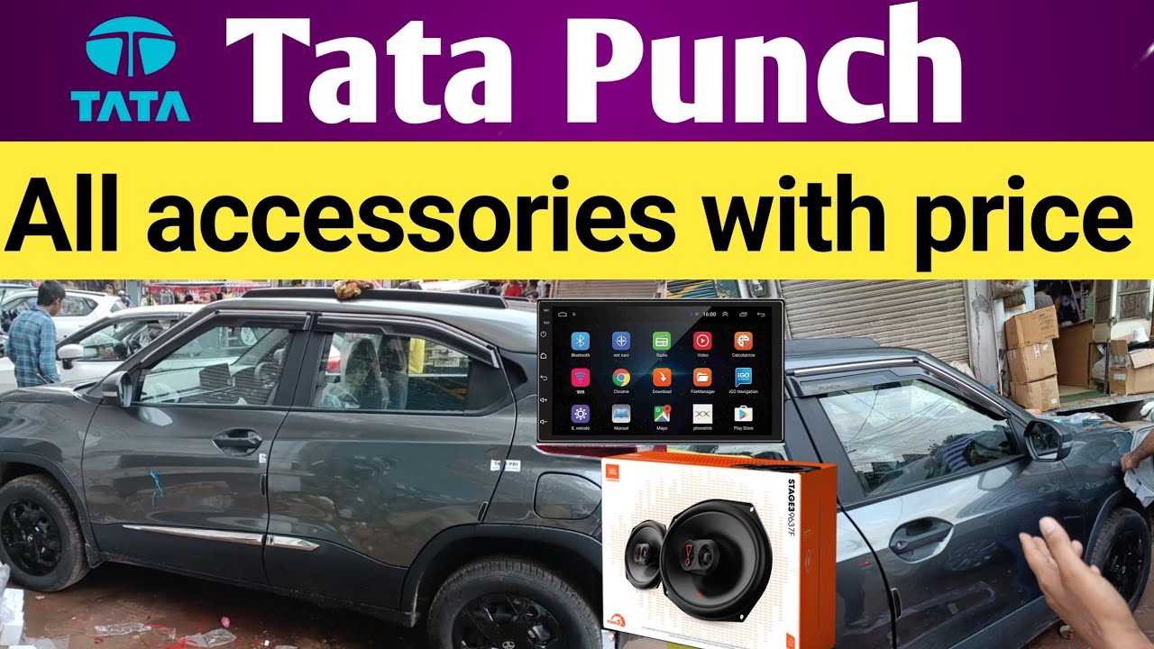 Tata punch accessories Tata punch modification car accessories with