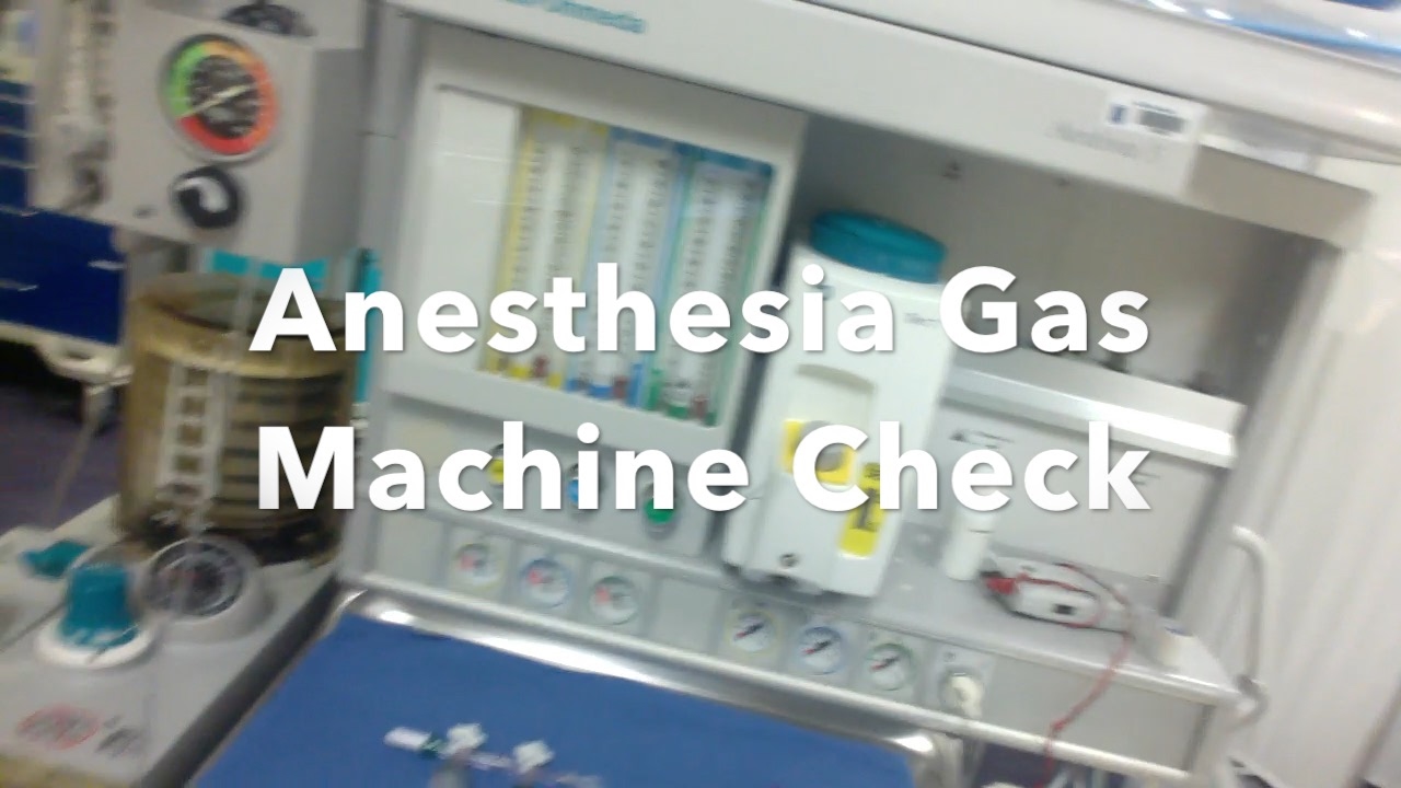CRNA SCHOOL Checking Anesthesia Gas Machine Checkin 2022 ! aisha