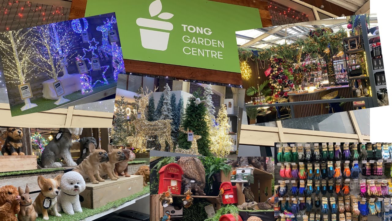 Tong garden centre visit | Christmas decoration | grasshoppers play area | garden statue 