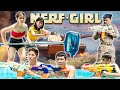 Xgirl nerf studiocherry competition swimming battle  warriors seal x girl nerf guns criminal group