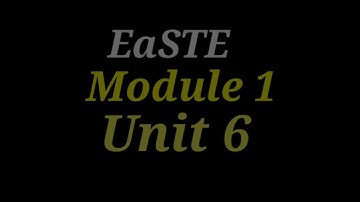 Unit 6| module 1|All solved Question|EaSTE|School activity|Qaed training