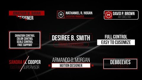 Stylish Minimal Titles Vol.2 DaVinci Resolve Macros