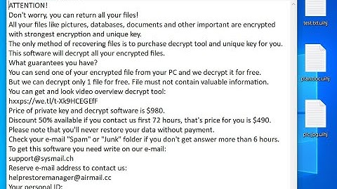 .uihj File Virus [Uihj extension Ransomware] Removal and Files Restore