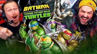 BATMAN VS TEENAGE MUTANT NINJA TURTLES (2019) MOVIE REACTION! First Time Watching! DC Animated TMNT