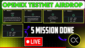 Openex Testnet 5 Mission Complete Guide || Openex Testnet Airdrop Guide