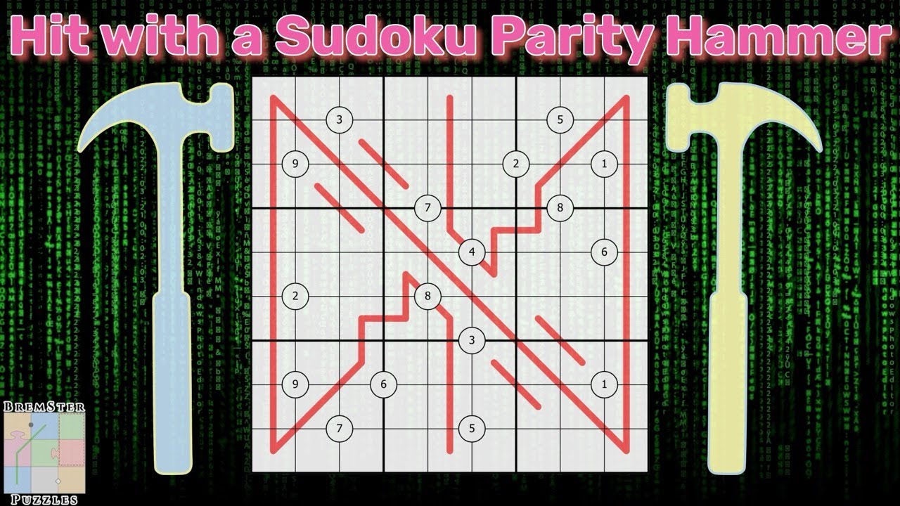 В судоку теперь есть «молот четности»!