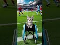 Cat wants to play football #9cutecat #cat #funny #kitten #cute #shorts #funnycats #story #cutecat