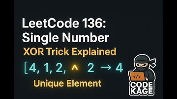 LeetCode 136 | Single Number | Explained in Hindi | Coding Interview Question