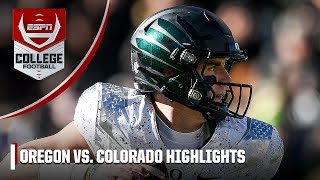 Oregon Ducks vs. Colorado Buffaloes | Full Game Highlights