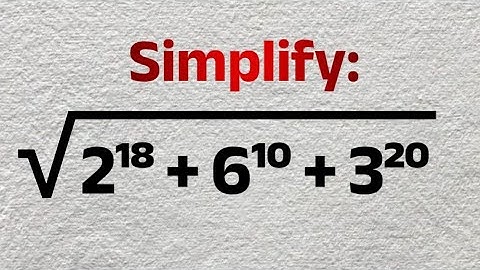 NO Calculator Is Needed! | Can You Simplify This? | Perfect Square Trick - SAT, ACT, GCSE Maths 