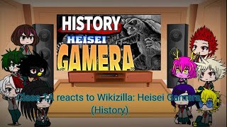 Class 1A reacts to Wikizilla: Kaiju Profile- Heisei Gamera (History)