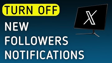 How To Turn Off New Followers Notifications On X (Twitter) App On PC (New Update)