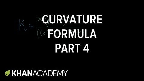Curvature formula, part 4